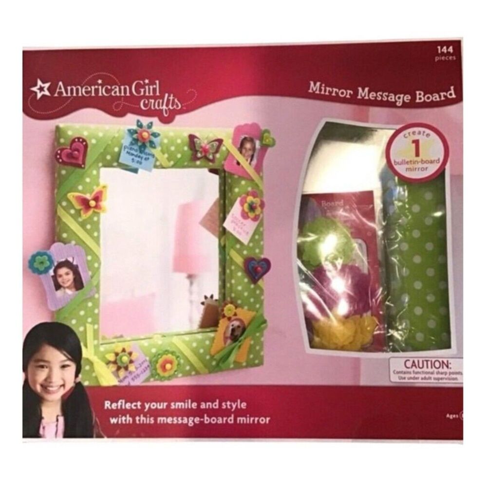 American Girl Crafts Mirror Message Board 144 Piece Craft Kit Sealed New in Box